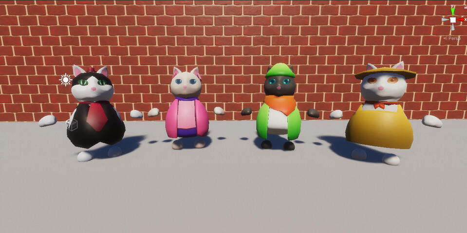 Low Poly Cat Models