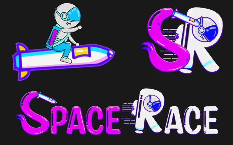 Game Logo (Space Race)